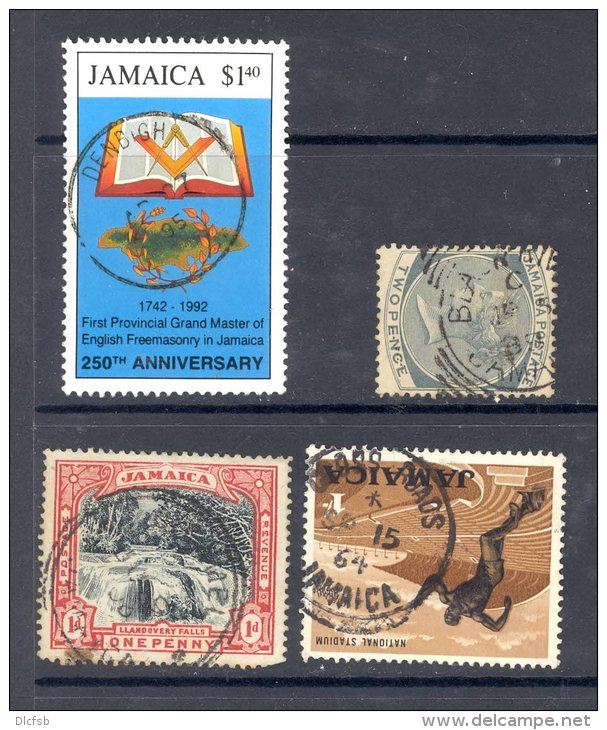 JAMAICA, Postmarks &acute;CLONMEL, BLACK RIVER, CROSS ROADS, DENBIGH&acute; - Jamaica (...-1961)