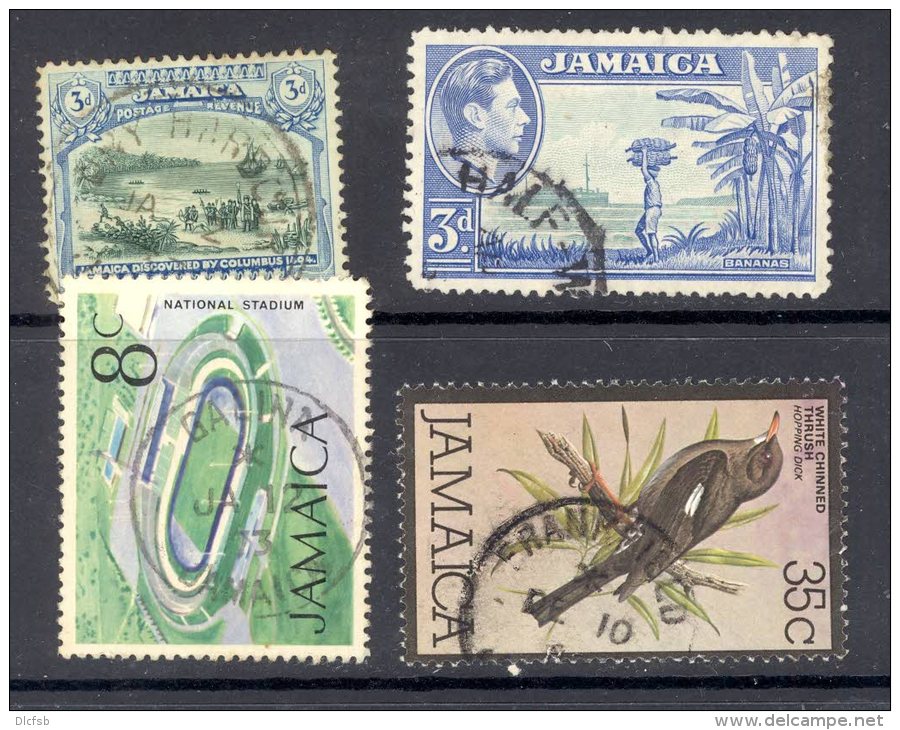 JAMAICA, Postmarks &acute;DRY HARBOUR, HALF-WAY-TREE, GALINA, FRANKFIELD&acute; - Jamaïque (...-1961)