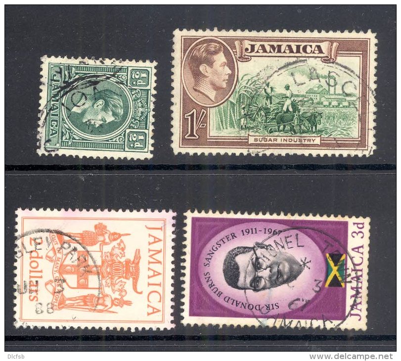 JAMAICA, Postmarks &acute;JONES PEN , LASCELLES, HAGLEY PARK, LIONEL TOWN&acute; - Jamaica (...-1961)
