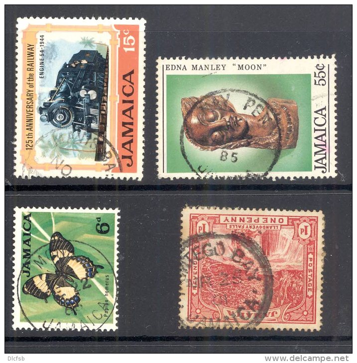 JAMAICA, Postmarks &acute;MAVIS BANK, MAY PEN, MONA, MONTEGO BAY&acute; - Jamaïque (...-1961)