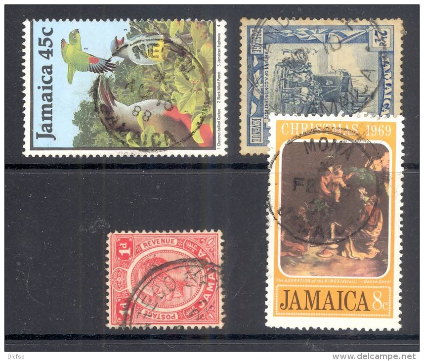 JAMAICA, Postmarks &acute;NEGRIL, MANDEVILLE, MONTEGO BAY, MONA&acute; - Jamaica (...-1961)