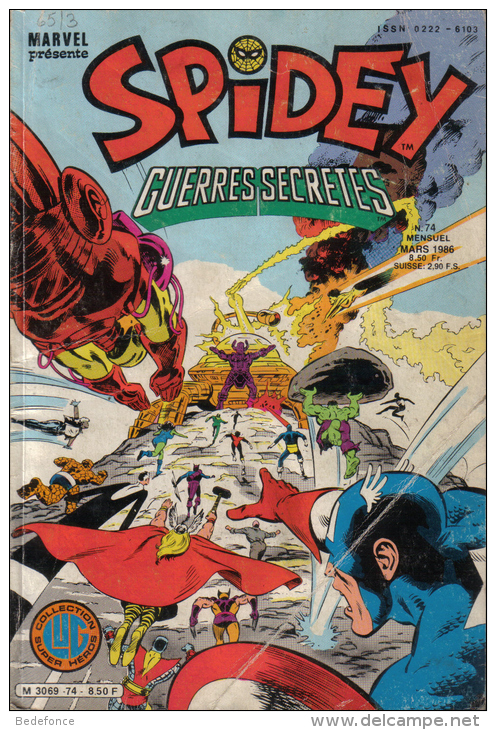 Spidey - Mensuel N° 74 - 1986 - Marvel Présente ... - Lug & Semic