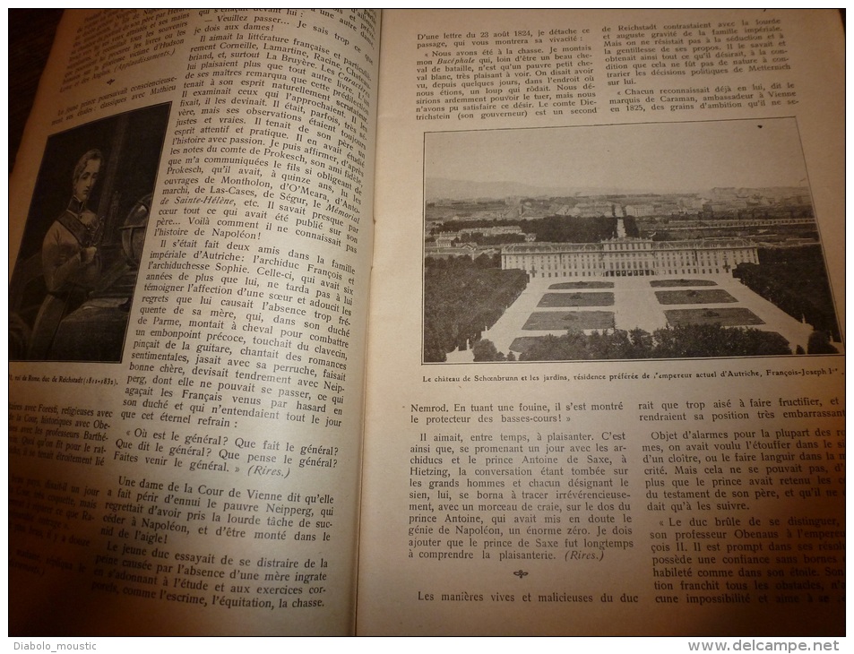 1909 Journal De L'Université Des Annales: Le Roi De Rome; L' étudiante Russe ....etc.. - 1901-1940