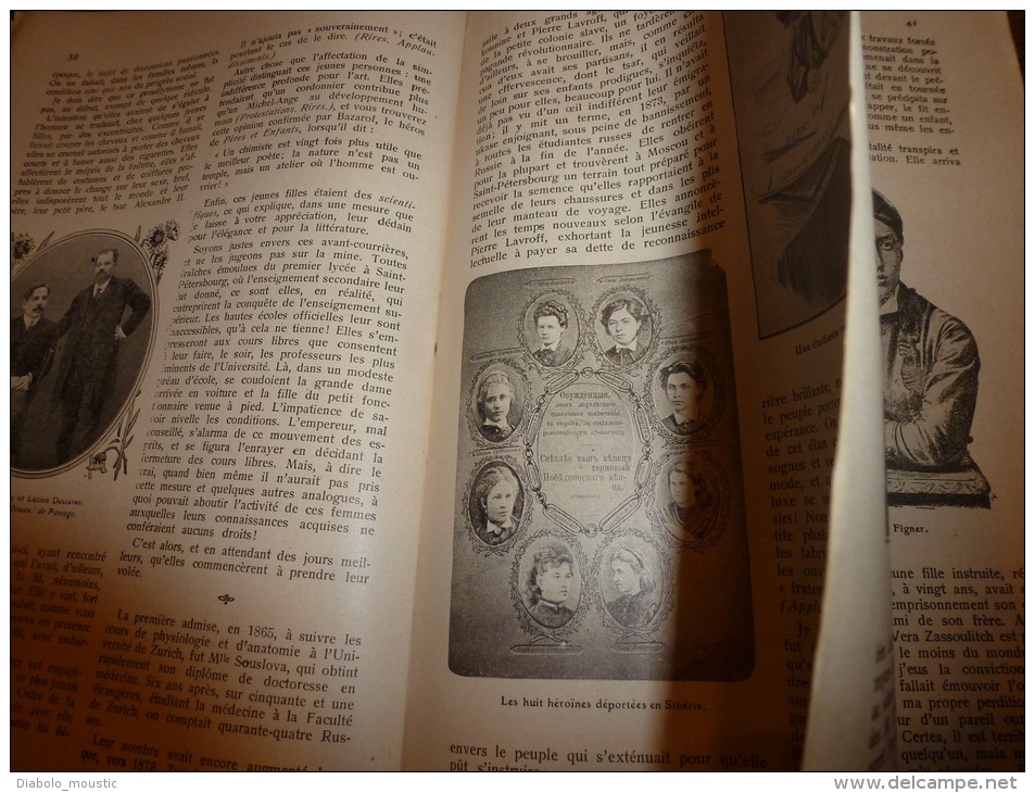 1909 Journal De L'Université Des Annales: Le Roi De Rome; L' étudiante Russe ....etc.. - 1901-1940