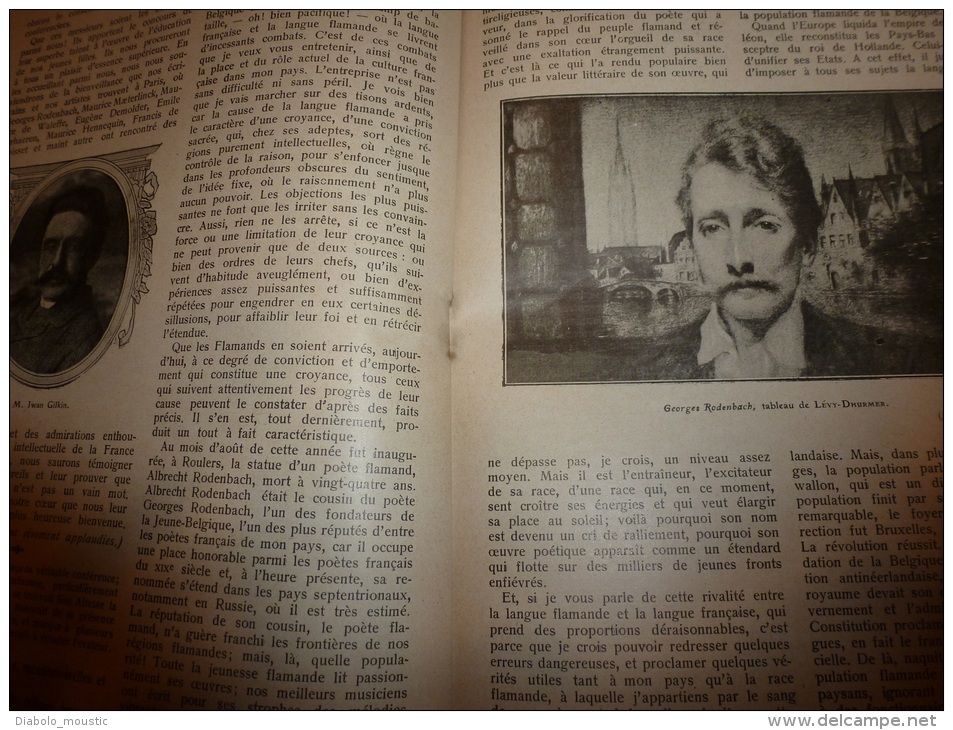 1909 Journal De L'Université Des Annales: La Fille De Louis XVI ; Les Poètes Belges  ; Les Vieux NOËLS - 1901-1940