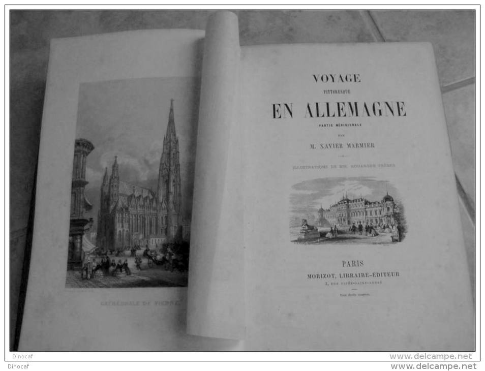 Voyage pittoresque en Allemagne. Partie meridionale. 24 engravings °°1859°°, 504 pp