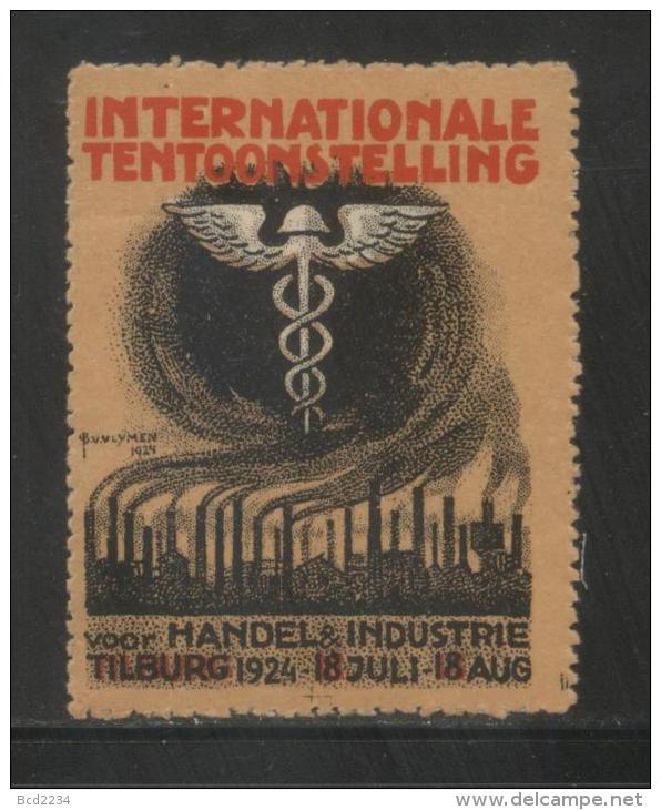 NETHERLANDS 1924 TILBURG INTERNATIONAL COMMERCE & INDUSTRY EXPOSITION HM POSTER STAMP CINDERELLA ERINOPHILATELIE - Ungebraucht