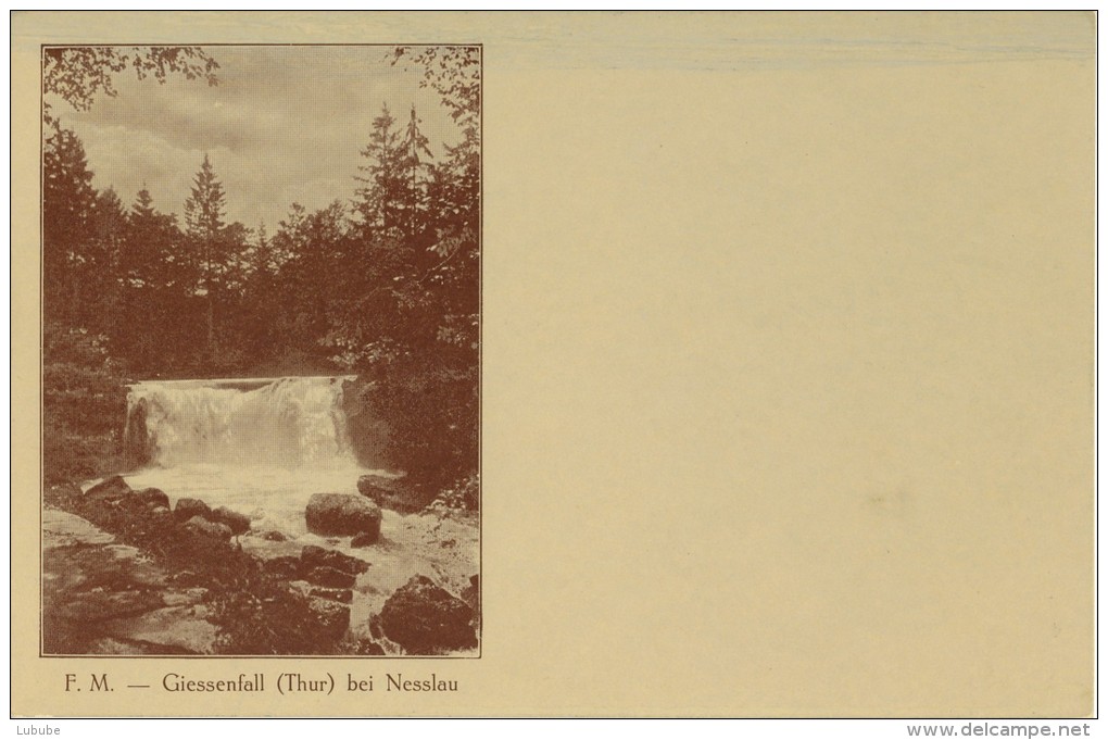 Nesslau - Giessenfall (Thur)          Ca. 1920 - Nesslau