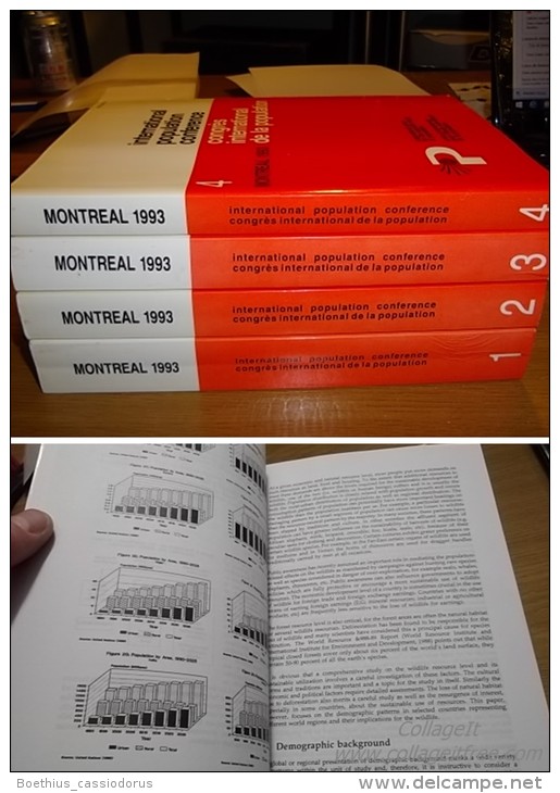 Demography, Démographie : International Population Conference (congrès International De La Population)  1993 / MONTREAL - Andere & Zonder Classificatie