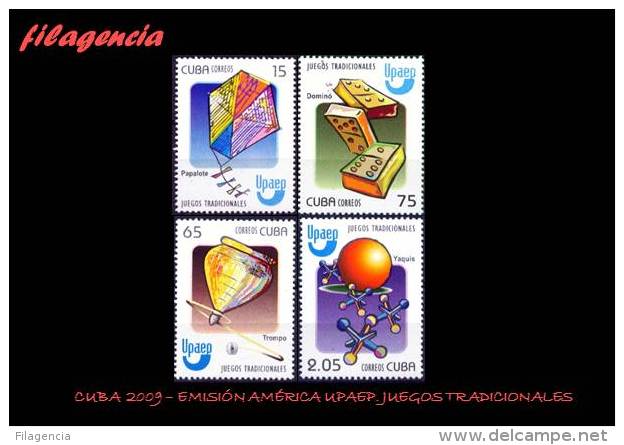 AMERICA. CUBA MINT. 2009 EMISIÓN AMÉRICA UPAEP. JUEGOS TRADICIONALES - Unused Stamps