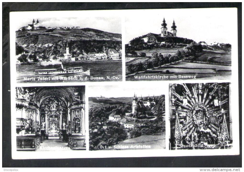 N37 Melk, Schloss Artstetten, Maria Taferi, Kircheninneres... Ed. Ledermann - Old Mini Card - Melk