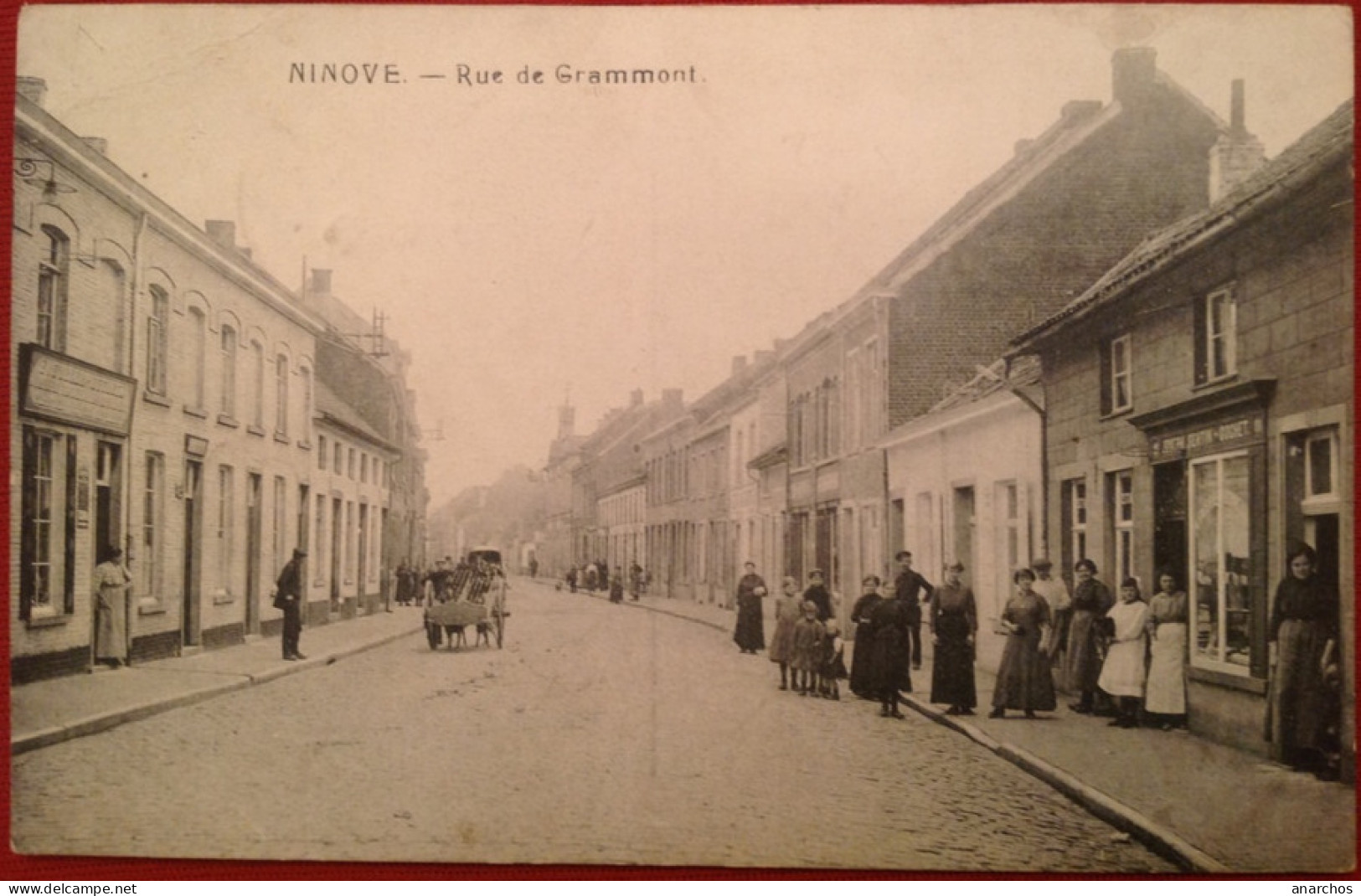 NINOVE Rue De Grammont Mercerie (RARE) - Ninove