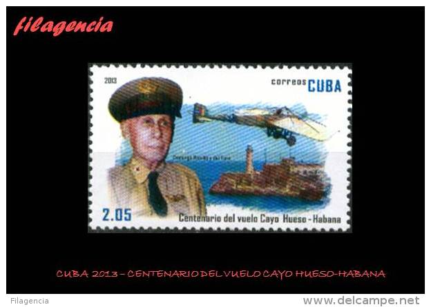 AMERICA. CUBA MINT. 2013 CENTENARIO DEL VUELO CAYO HUESO-HABANA - Unused Stamps