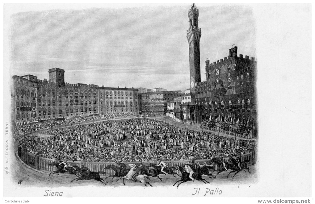 [DC6786] SIENA - IL PALIO - Old Postcard - Siena