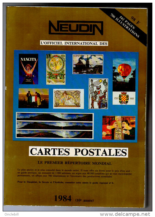 Neudin Catalogue 1984  Peu Lu état Superbe - Livres & Catalogues