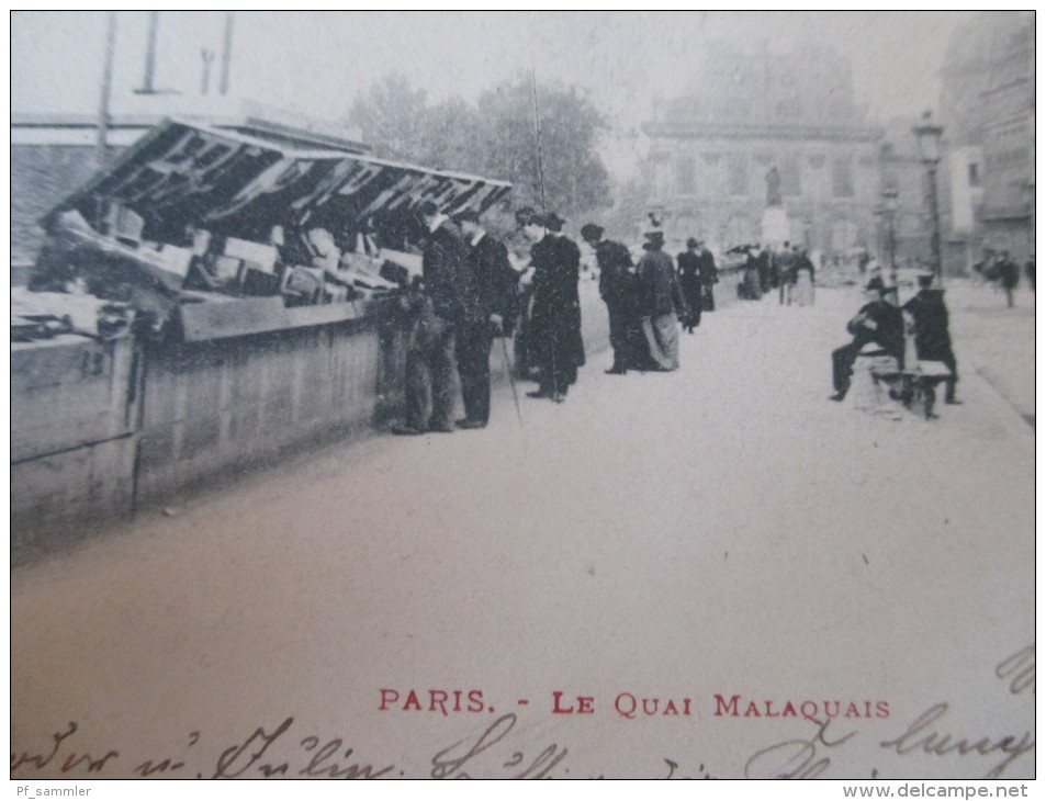 AK Paris - Le Quai Malaquais 1900 Rar / Rare!! Echt Gelaufen! Verlag A . Taride, Paris - Ambachten In Parijs