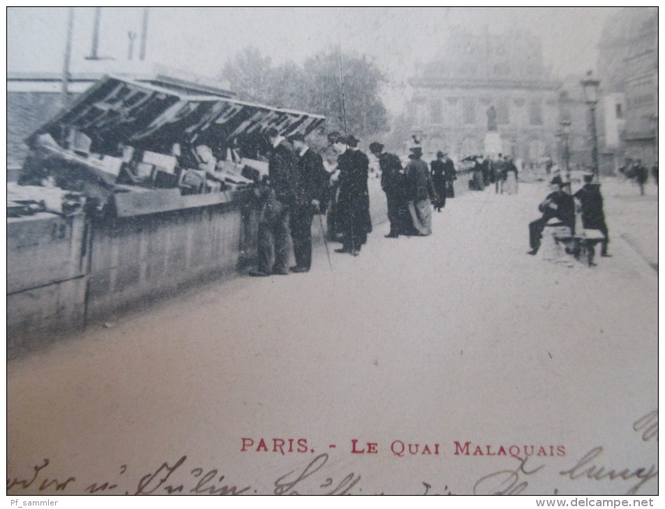 AK Paris - Le Quai Malaquais 1900 Rar / Rare!! Echt Gelaufen! Verlag A . Taride, Paris - Petits Métiers à Paris