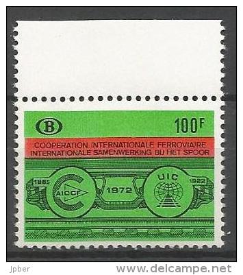 Belgique - N255 - Chemin De Fer - N°423 ** Coopération Internationale Ferroviaire - Mint