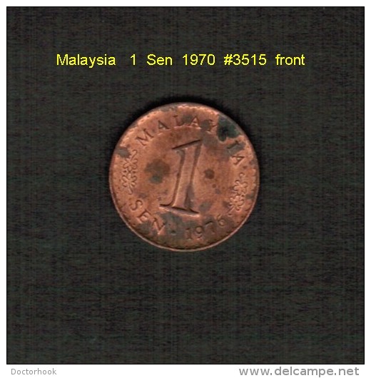MALAYSIA    1  SEN  1976  (KM # 1) - Malaysie