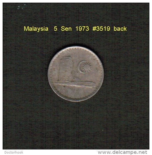 MALAYSIA    5  SEN  1973  (KM # 2) - Malaysie