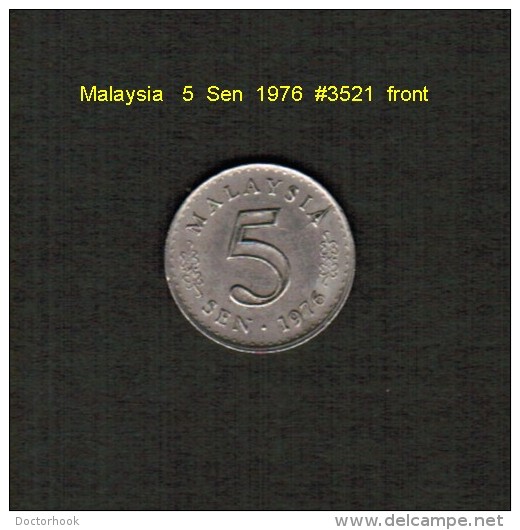 MALAYSIA    5  SEN  1976  (KM # 2) - Malaysia
