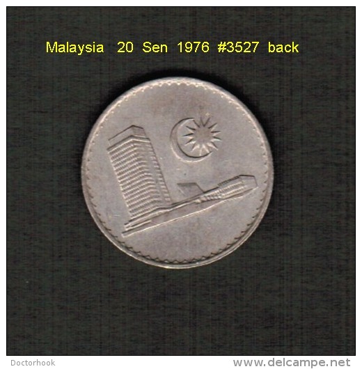 MALAYSIA    20  SEN  1976  (KM # 4) - Malaysia