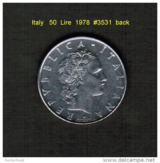 ITALY    50  LIRE  1978  (KM # 95) - 50 Lire
