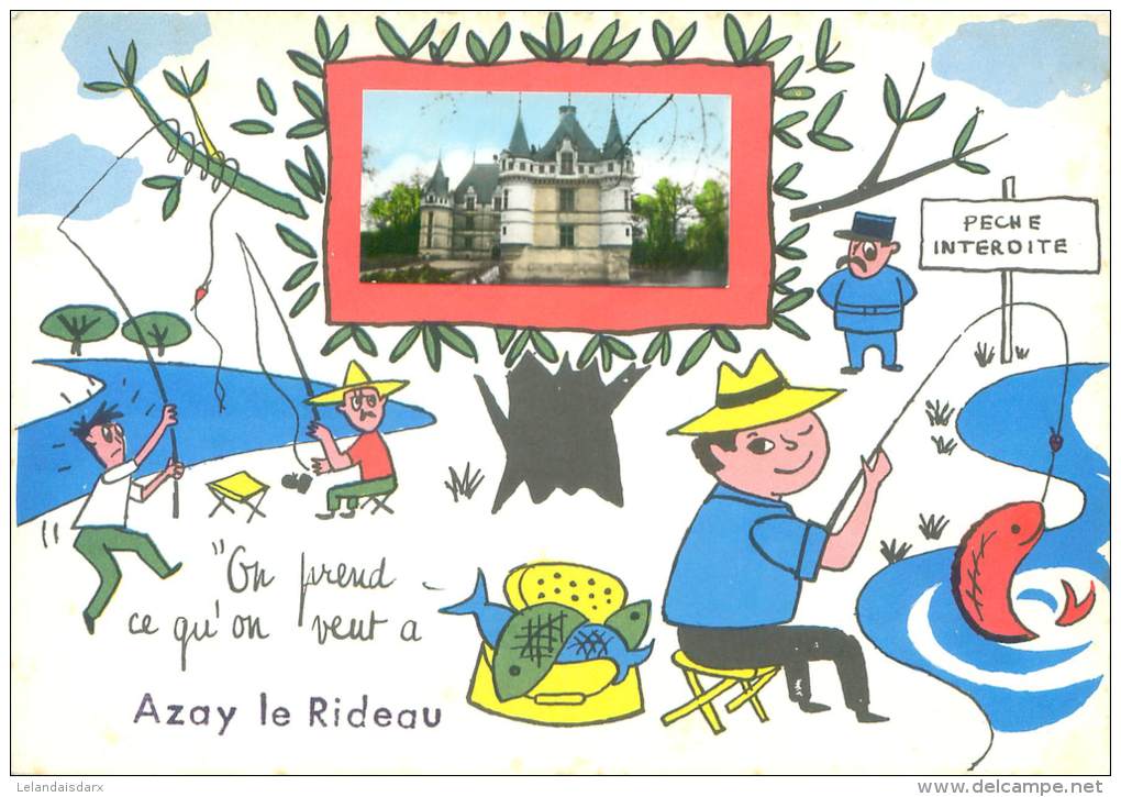 CPSM      On Prend Ce Qu'on Veut Azay Le Rideau      P  814 - Azay-le-Rideau