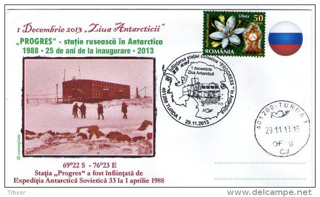 "Progress" Russian Station In Antarctica 1988-2013 25 Years. - Bases Antarctiques
