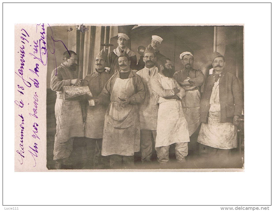 Chaumont 1917  Carte Photo En Trés Bon état (infirmiers Ou Cuisiniers) - War 1914-18