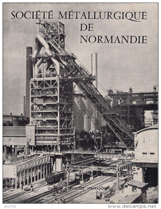 SMN. Sté Métallurgique De Normandie. Programme De Fabrication + Photo De L'usine. - Machines