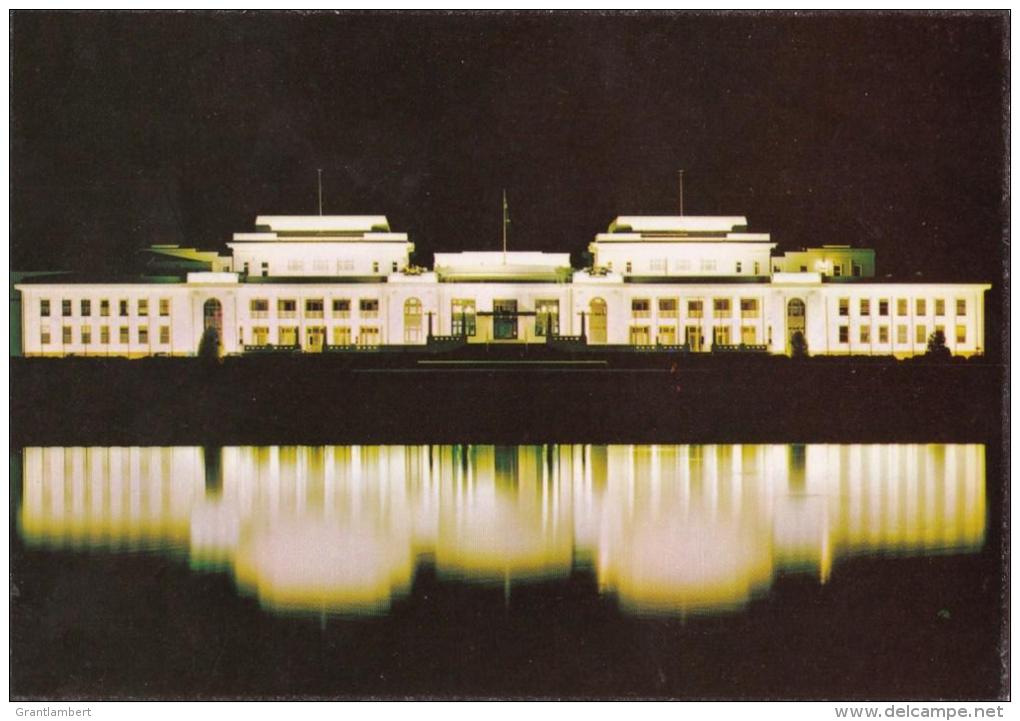 Parliament House, Canberra By Night - Bartel 101 Unused - Canberra (ACT)