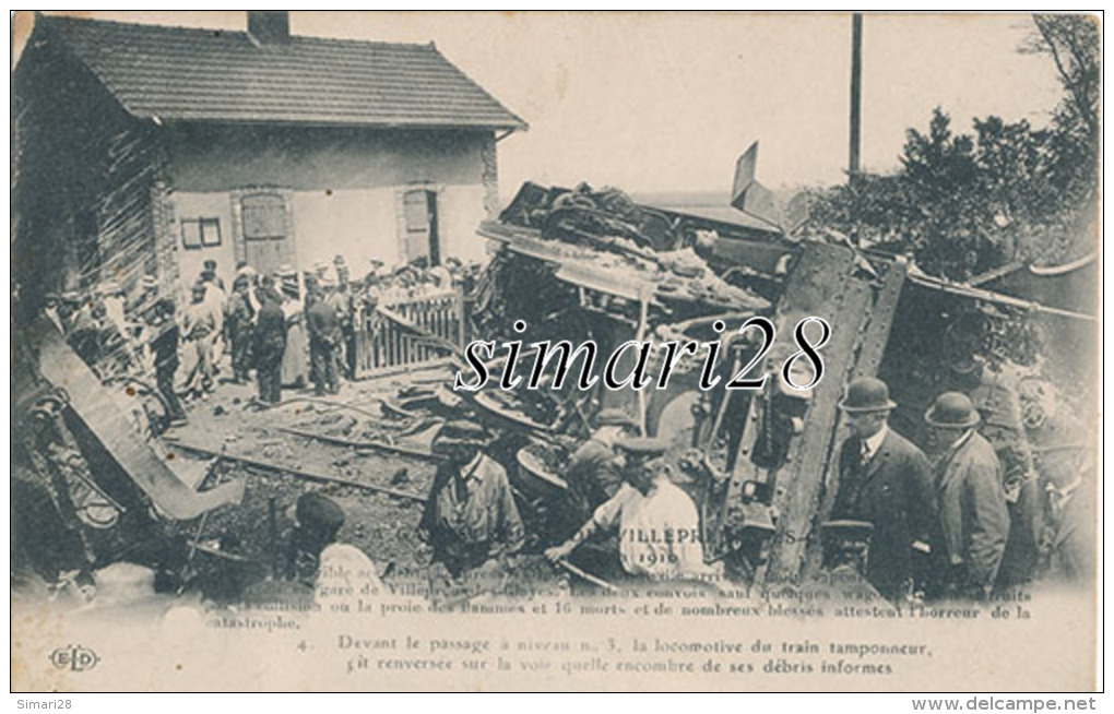 VILLEPREUX LES CLAYES - CATASTROPHE DU 18 JUIN 1910 - Villepreux