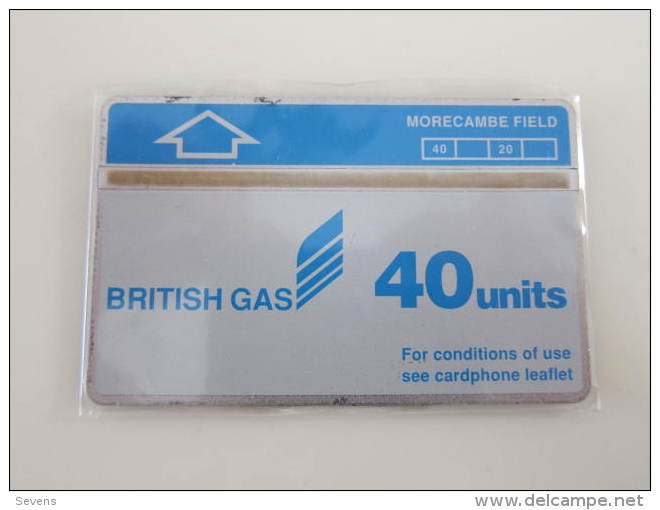 L&Gyr Phonecard,British Gas Morecambe Field - Boorplatformen