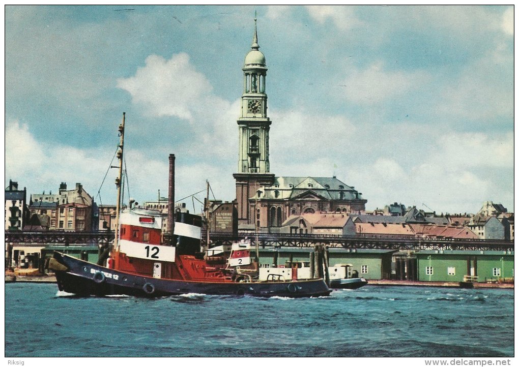 Schleper  Hafen   Tugboat     Port Of     Hamburg   Germany  # 03032 - Remorqueurs