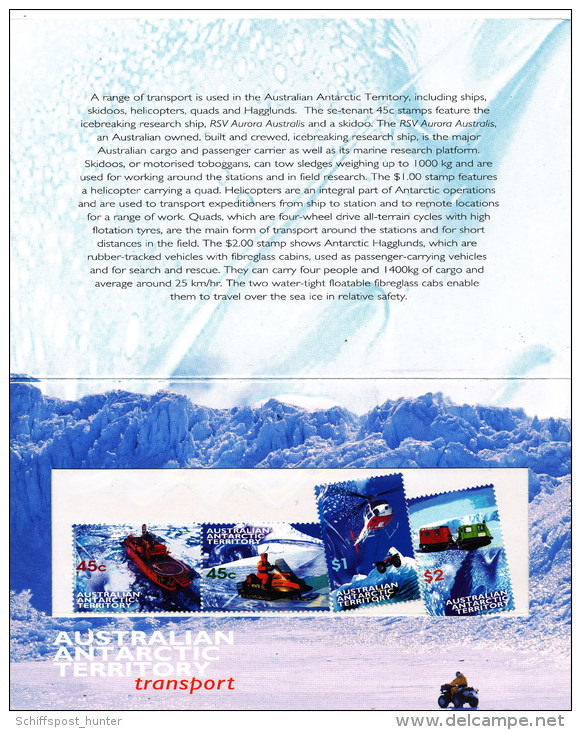 ANTARCTIC, AAT , Presentation Pack, Michel-No. 115/18 MNH, Look Scans !! - Antarctische Expedities