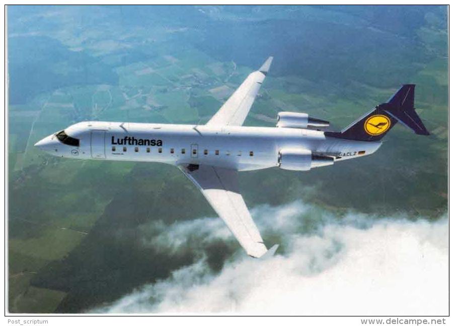 Thème -  Avion - Lufthansa -  Canadair Jet - 1946-....: Moderne