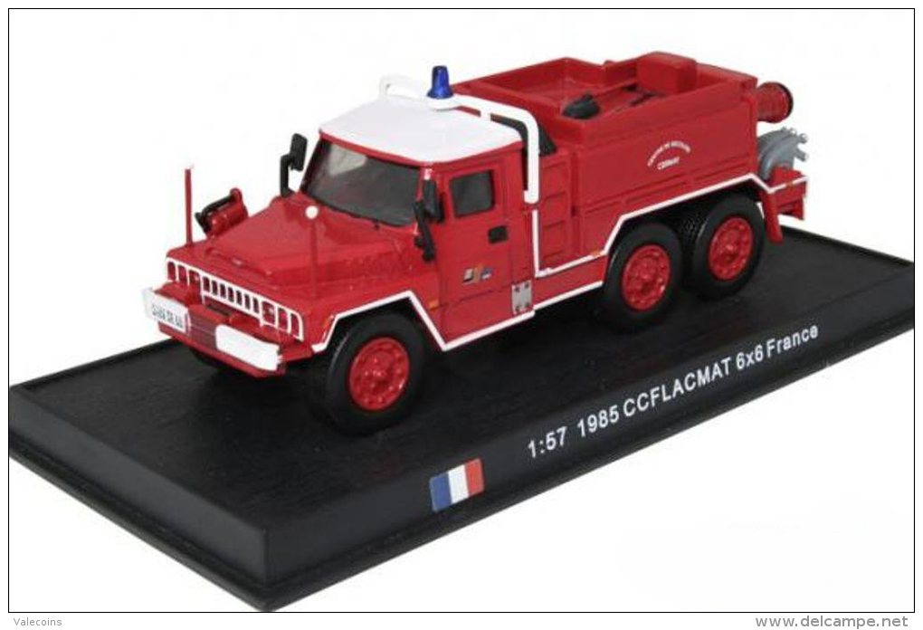 - Pompiers France - ACMAT CCFL 6x6 - 1985 - 1/57 Pompieri Fire Feuerwehr V.Fuoco - Camions, Bus Et Construction