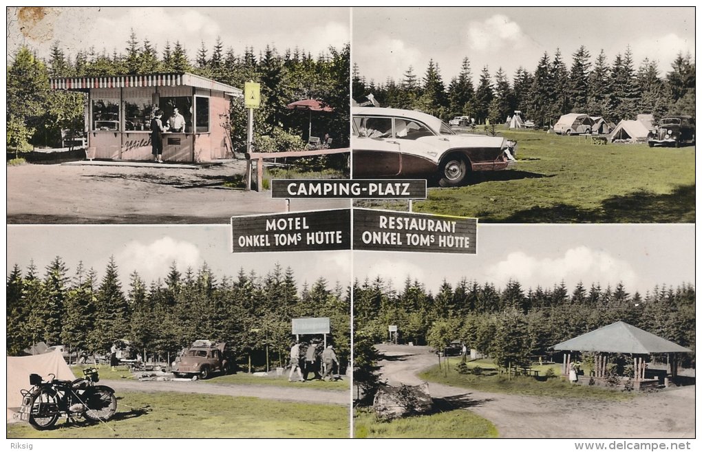 Campingplatz Und Motel. " Onkel Toms Hütte " Post Lentföhrden    Germany    S-448 - Kaltenkirchen