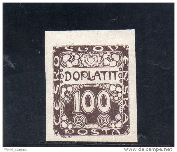 TCHECOSLOVAQUIE 1919-22 TAXE * - Postage Due