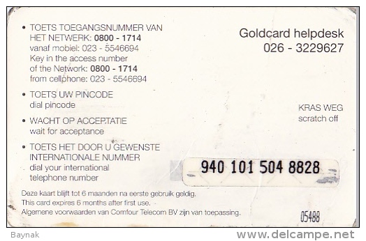 NL  --  PHONECARD  --  GOLDCARD - Autres & Non Classés