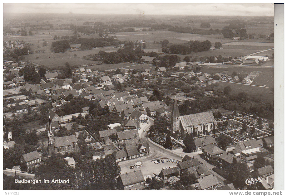 4574 BADBERGEN, Luftaufnahme - Quakenbrueck