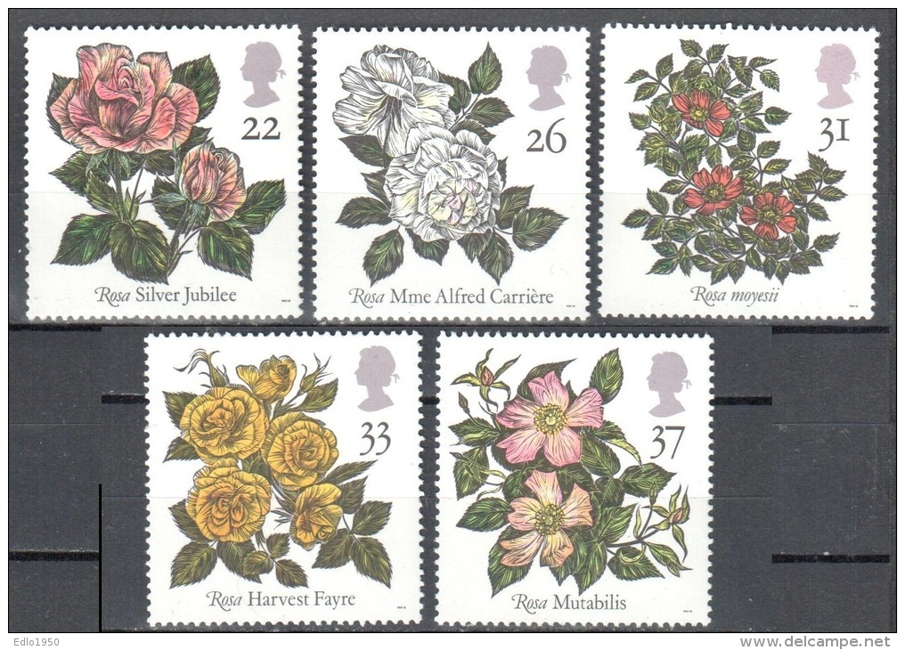 Great Britain 1991 Mi 1345-1349 MNH(**). - Unused Stamps