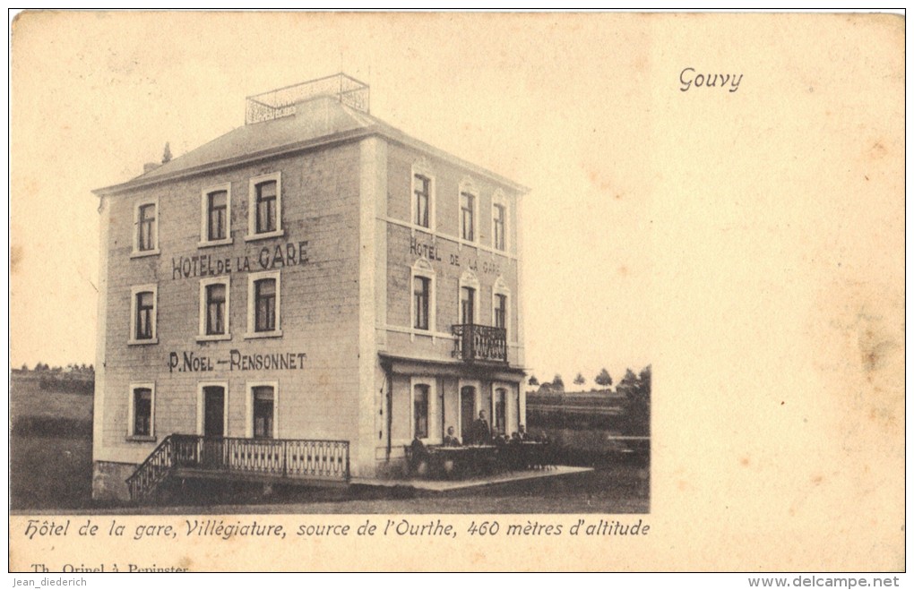 Gouvy - Hôtel De La Gare (ca. 1903) - Gouvy