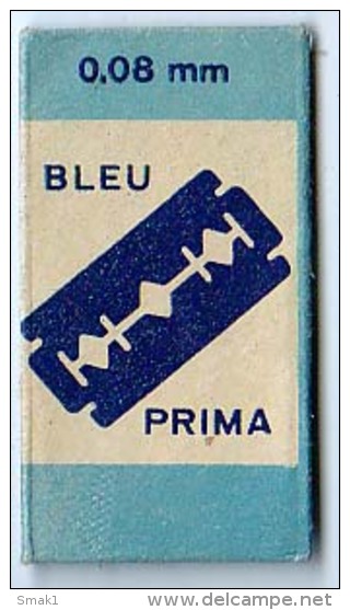 RAZOR BLADE RASIERKLINGE 0,008 BLEU PRIMA - Rasierklingen