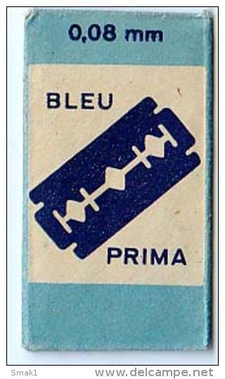 RAZOR BLADE RASIERKLINGE BLUE PRIMA 0,08 M/m - Hojas De Afeitar