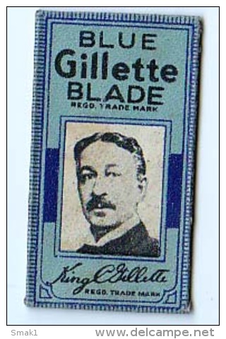 RAZOR BLADE RASIERKLINGE GILETTE BLUE  BLADE - Lames De Rasoir