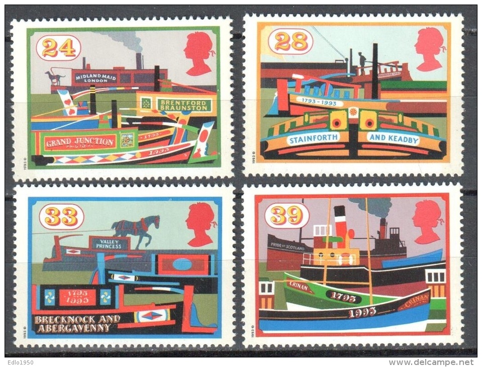 Great Britain 1993  Mi 1459-1462 MNH(**). - Unused Stamps