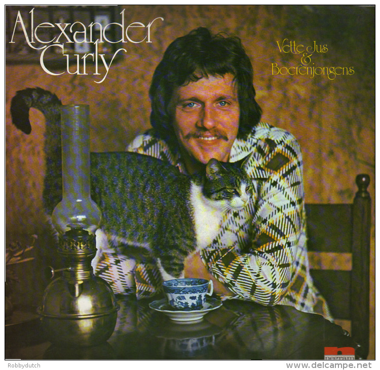 * LP *  ALEXANDER CURLY - VETTE JUS &amp; BOERENJONGEND (Holland 1975 EX!!!) - Sonstige - Niederländische Musik