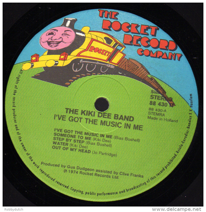 * LP *  THE KIKI DEE BAND - I'VE GOT THE MUSIC IN ME (Holland 1974 EX-!!!) - Rock